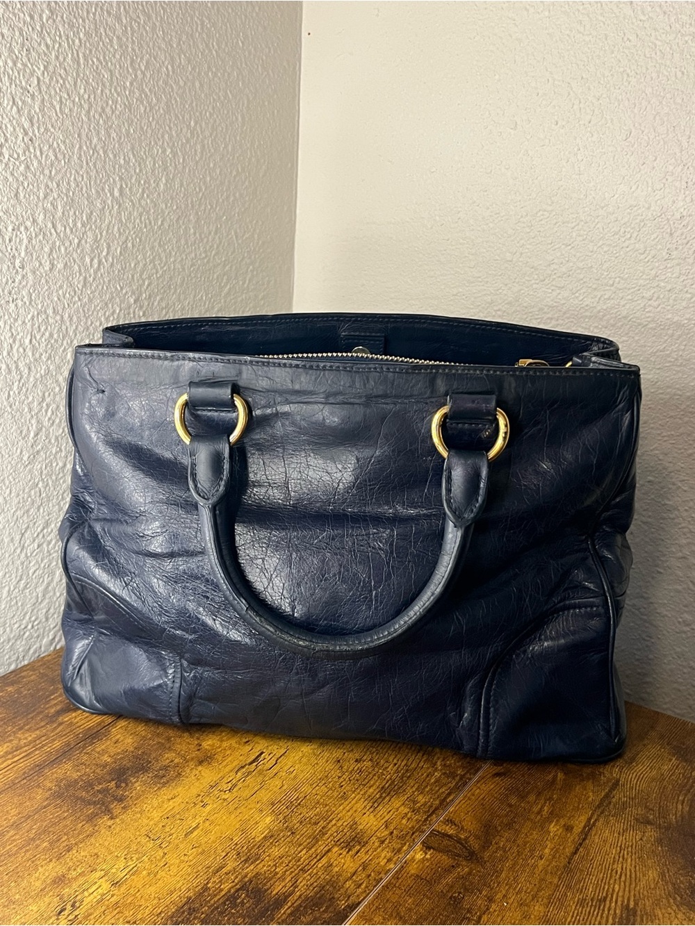 Prada Vitello satchel Galleria style bag - Picture 4 of 12